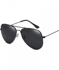 Aviator Fashion Classic Avaition Polarized Sunglasses Women Men 001 Silver Blue Multi - 003 Silver Green - CN18XAK8G6E $10.61