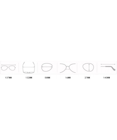 Oval Women's Fashion Retro Cat Eye Small Oval Shades Frame UV Protection Polarized Sunglasses - Blue - CI18DZY02ZQ $22.25