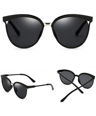 Aviator Candies Brand Designer Cat Eye Sunglasses Women Luxury Plastic Sun Blue Lens - Blue Lens - CF18Y2OYSN6 $8.45