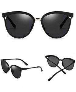 Aviator Candies Brand Designer Cat Eye Sunglasses Women Luxury Plastic Sun Blue Lens - Blue Lens - CF18Y2OYSN6 $8.45