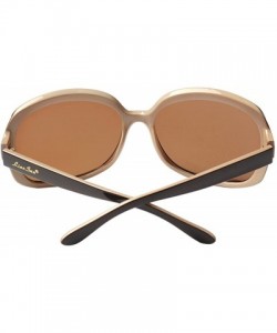Shield Oversized Womens Sunglasses Polarized uv Protection Simple Sunglasses LSP301 - Polarized Brown 2 - CL11K97LD2P $24.49