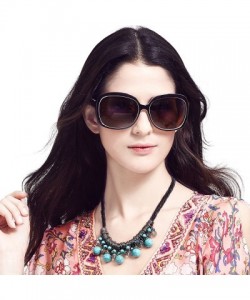 Shield Oversized Womens Sunglasses Polarized uv Protection Simple Sunglasses LSP301 - Polarized Brown 2 - CL11K97LD2P $24.49