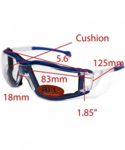 Sport Medical Safety Glasses Surgical Liquid Splash Shield Cushion Meets ANSI Z87.1 - CZ12GFSB9WZ $20.48