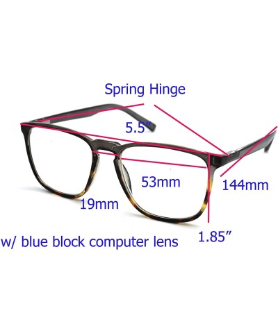 Oval 1 Flexlite Uv Protection - Anti Blue Rays Harmful Glare Computer Eyewear Glasses - BLUE BLOCKING - CQ198DDZHI5 $15.26