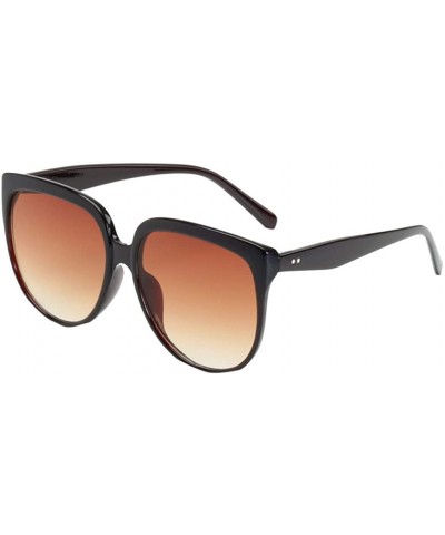 Shield Women Vintage Round Sunglasses for Women Vintage Retro Round Mirrored Lens - D - CW18S30003C $21.06