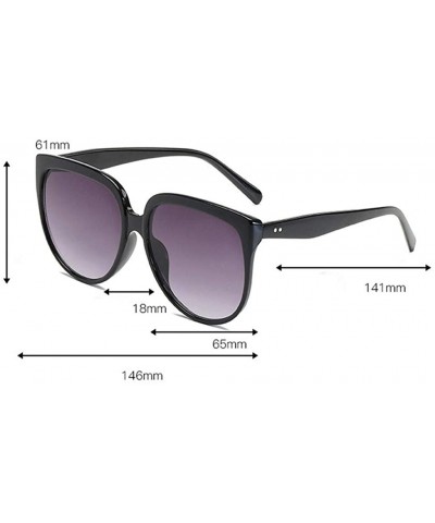 Shield Women Vintage Round Sunglasses for Women Vintage Retro Round Mirrored Lens - D - CW18S30003C $11.36