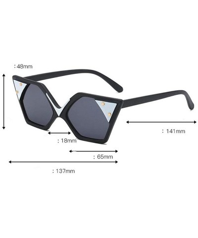 Square Fashion Sunglasses Designer Vintage Colorful - Brown - C518LTSQN0C $12.24