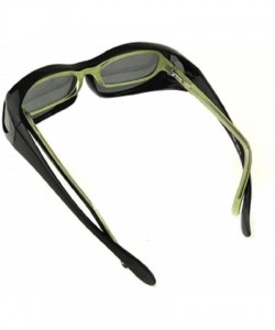 Sport Unisex Polarized Fit Over Sunglasses Wear Over Cover Over Glasses - 2 Black - CQ12IEHWP3H $23.21