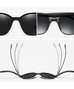 Square Hot Sale Sunglasses Men Polarized Tr90 Driving Square Sun Glasses Male TAC Lens - Brown - C318KNYH0RY $10.18