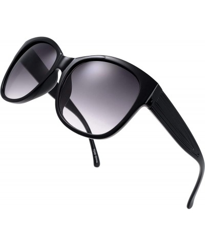 Rimless Retro Vintage Cat Eye Butterfly Sunglasses for Women Classic Style - Exquisite Packaging - 01-black - CT18YRMWRKI $8.57