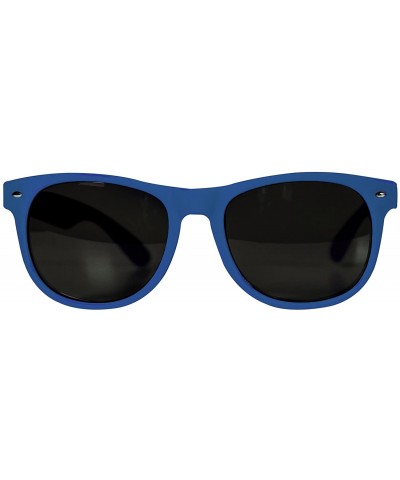 Rectangular 12 Pack Retro Sunglasses Bulk for Kids Adults Party Favors - Blue - CQ12NDSNUNE $12.48