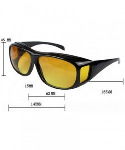 Wrap LASPOR Polarized Night Vision Sunglasses Night Sight Glasses Driving Anti Glare - C918RYLNZ2W $32.62