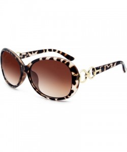 Goggle Luxury Women Polarized Sunglasses Retro Eyewear Oversized Goggles Eyeglasses - Leopard Frame Brown Lens - C818E3CILIE ...