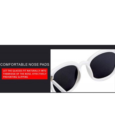 Aviator 2019 new fashion sunglasses - large frame sunglasses women's sunglasses - D - C718S5C9375 $69.32