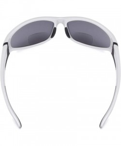 Sport Sports Bifocal Sunglasses UV 400 Protection Reading Sunglasses - Pearlysilver - CO18N0Z2E9X $10.05