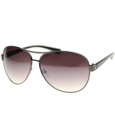 Aviator Thick Frame Retro Classic Fashion Aviator Sunglasses (SET OF 3) - C81874UU9SC $20.24