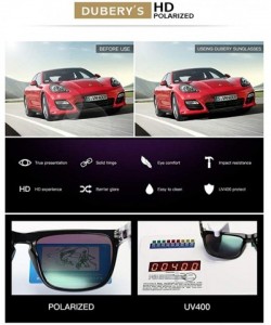 Square Square Shape Casual Polarized Sunglasses Driver Shades Vintage Style Sun Glasses - 2 - CX18XQCG3LX $10.37