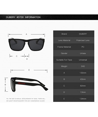 Square Square Shape Casual Polarized Sunglasses Driver Shades Vintage Style Sun Glasses - 2 - CX18XQCG3LX $10.37