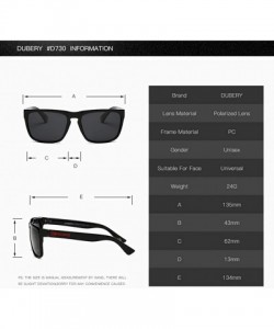 Square Square Shape Casual Polarized Sunglasses Driver Shades Vintage Style Sun Glasses - 2 - CX18XQCG3LX $10.37