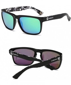 Square Square Shape Casual Polarized Sunglasses Driver Shades Vintage Style Sun Glasses - 2 - CX18XQCG3LX $10.37