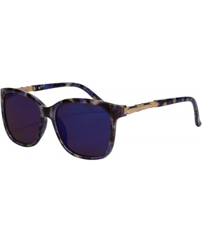 Wayfarer Women's Sunglasses UV400 Protection Sunglasses Lightweight Eyewear-5258 - Demi Blue - C217YIULCA2 $27.23