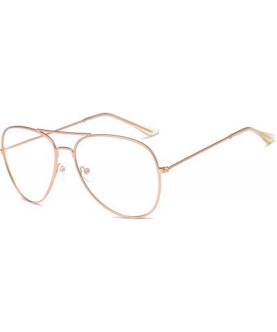Square Metal Frame Sun Glasses Classic Unbreakle Eyewear F1002 - Cr02 - CT18GW87LX4 $24.94