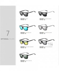 Oversized Unisex Retro Aluminum+TR90 Sunglasses Polarized Lens Vintage Eyewear Accessories Sun Glasses Men/Women 6108 - C5198...
