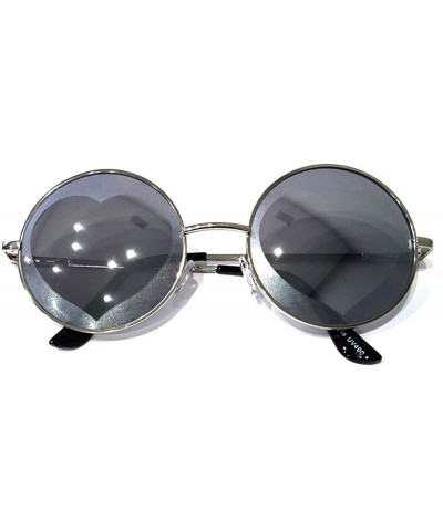 Rimless Heart Shaped Metal Rimless - Silver - CS1832454YZ $26.47