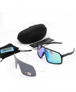 Shield Cycling glasses 2019 fashion new sports windproof polarized driver sunglasses BMX bike goggles - CL18S7C2H3K $25.56