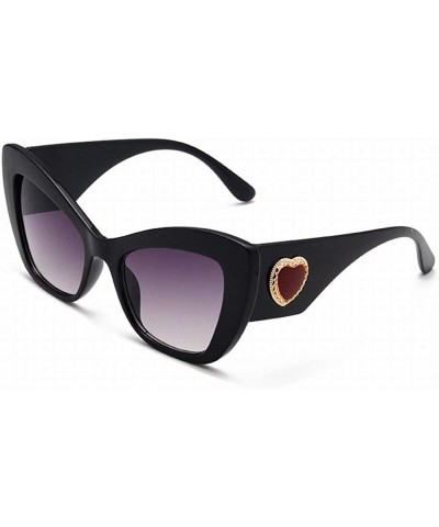 Goggle Big Box Sunglasses Lady Fashion Personality Sunglasses - Style 4 - CI18U0REG5R $26.60