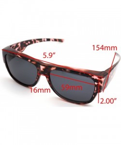 Oversized 1 Sale Fitover Lens Covers Sunglasses Wear Over Prescription Glass Polarized St7659pl - C918EIAK5G4 $18.64