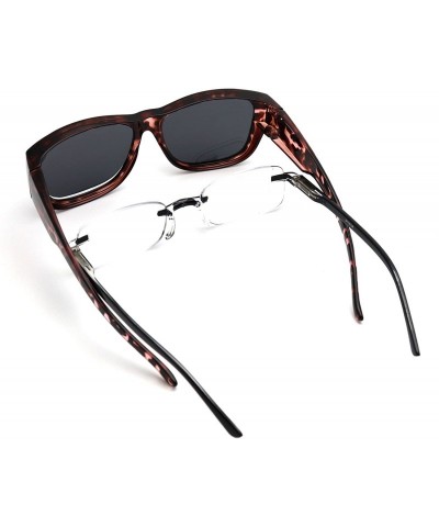 Oversized 1 Sale Fitover Lens Covers Sunglasses Wear Over Prescription Glass Polarized St7659pl - C918EIAK5G4 $18.64