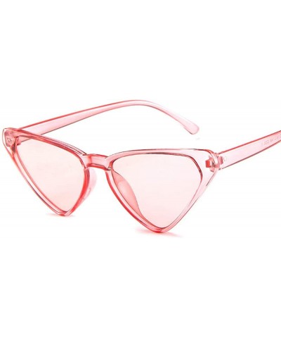 Cat Eye Triangular Cat-Eye Sunglasses Are Stylish Yet Stylish Vintage Sunglasses - Champagne Tea Tablets - CI18TILSC5S $9.53