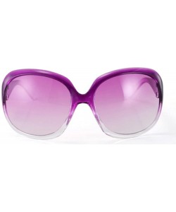 Goggle Fashion Women's Sunglasses Retro Vintage Big Frame Goggles Shades Eyeglass - Purple - CS12N7WXNOE $8.35