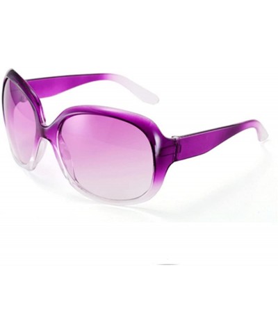 Goggle Fashion Women's Sunglasses Retro Vintage Big Frame Goggles Shades Eyeglass - Purple - CS12N7WXNOE $8.35