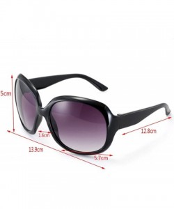 Goggle Fashion Women's Sunglasses Retro Vintage Big Frame Goggles Shades Eyeglass - Purple - CS12N7WXNOE $8.35