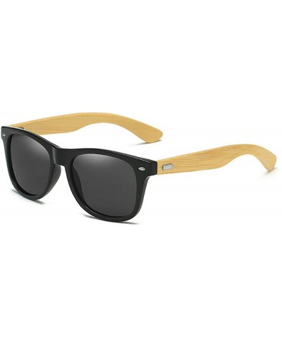 Square personality finished polarized sunglasses handmade - CR18YZZK458 $38.83