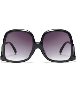 Oversized New Arrival 2020 Oversized Sunglasses Trendy Vintage Personality Design Women Sunglasses - C3 Clear Pink Gray - CV1...