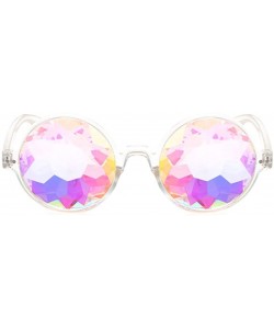 Goggle Festivals Kaleidoscope Glasses Rainbow Prism Sunglasses Goggles Party Shades Summer Eyewear - CL18TI6H5IH $29.34