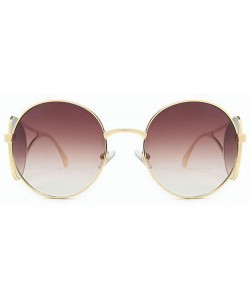 Round 2020 new punk round sunglasses women clear four lens glasses brand designer men goggles shades uv400 - C9198KCY3XL $18.15