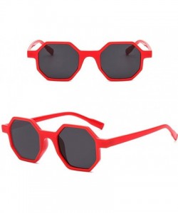 Sport Womens Sunglasses - Vintage Unisex Rhombic Shades Sun Glasses Plastic Frame - E - CK18DTSMZE7 $6.25