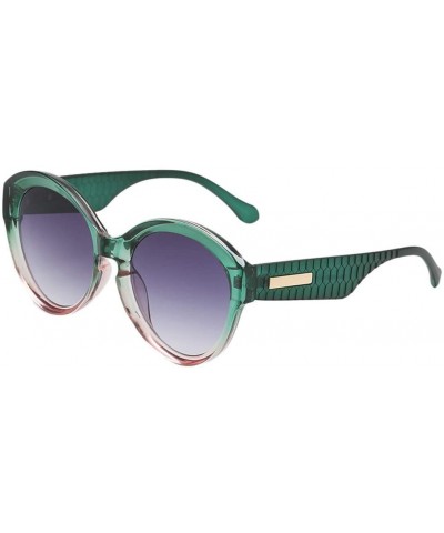 Round Round Frame Cat Eyes Fashion Sunglasses for Women UV Pretection Sports Eyewear Sun Glasses - C - CK18X6HXRX4 $18.46