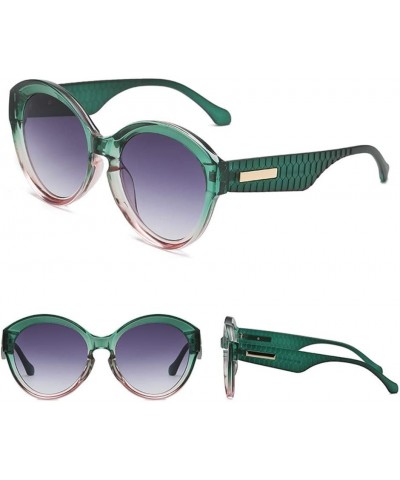 Round Round Frame Cat Eyes Fashion Sunglasses for Women UV Pretection Sports Eyewear Sun Glasses - C - CK18X6HXRX4 $7.77