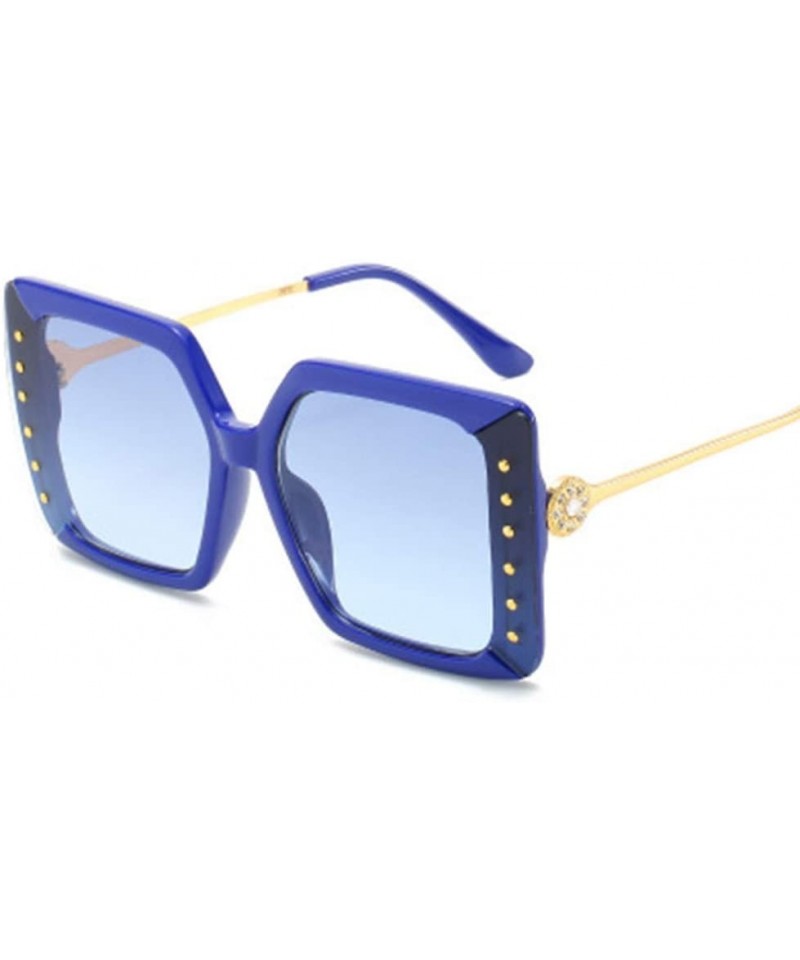 Sport Fashion Sunglasses Lady Diamond Large Box Sun Mirror - 5 - C9190OLUWX2 $24.23