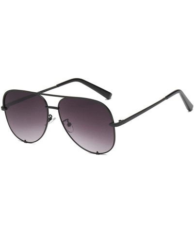 Aviator Designer Aviator Sunglasses for Women Classic Oversized Pilot Sun Glasses UV400 Protection - C318TM38KUQ $17.91