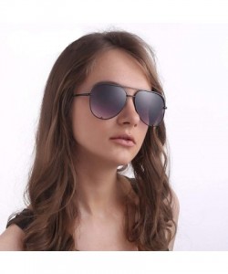Aviator Designer Aviator Sunglasses for Women Classic Oversized Pilot Sun Glasses UV400 Protection - C318TM38KUQ $17.91