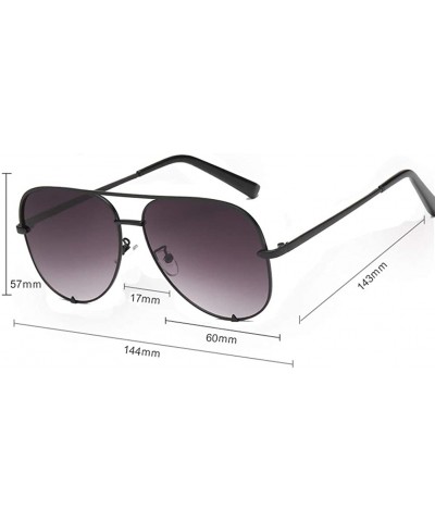 Aviator Designer Aviator Sunglasses for Women Classic Oversized Pilot Sun Glasses UV400 Protection - C318TM38KUQ $17.91