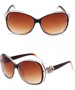 Goggle Fashion UV Protection Glasses Travel Goggles Outdoor Sunglasses - Brown - CF199GCNMEZ $18.51