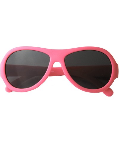 Aviator Top Flyer - Baby- Toddler's First Sunglasses for Ages 1-2 Years - Hot Pink - C9182DMKD9Q $9.64