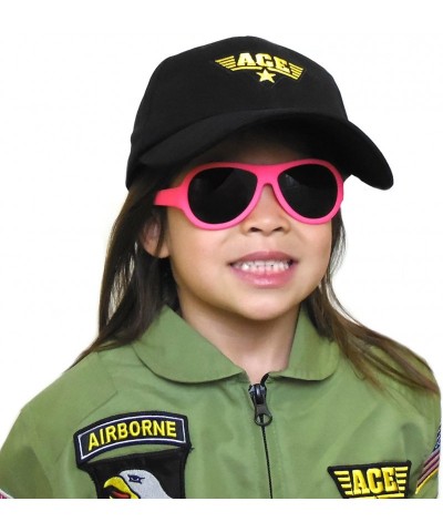 Aviator Top Flyer - Baby- Toddler's First Sunglasses for Ages 1-2 Years - Hot Pink - C9182DMKD9Q $9.64